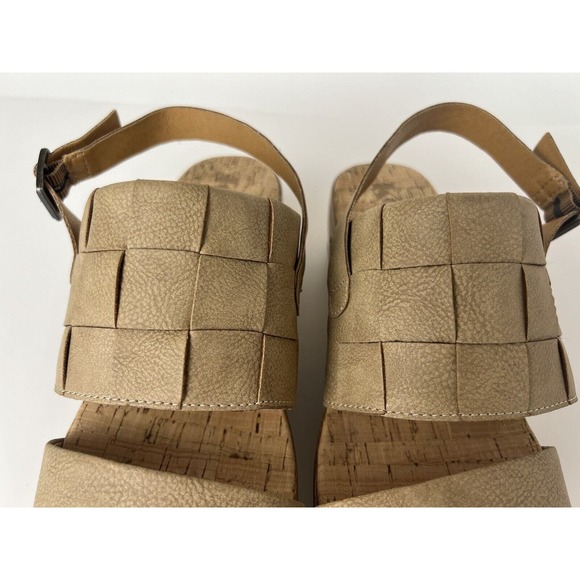 Korks Kork-Ease Women's Fraya Wedge Slingback Natural Platform Sandal Size 9 - Picture 9 of 15
